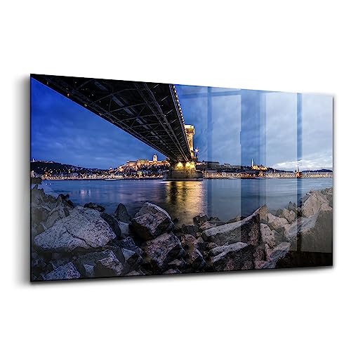Verre d'art pour l'intérieur Wallfluent peinture sur verre luxe 140x70