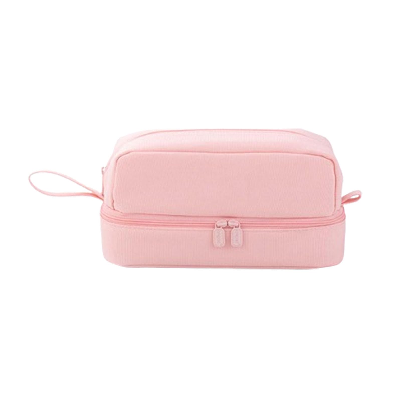 Estuche Escolar Compartimentos Estuches Escolares Negro Grande Adolescentes Cremalleras Niña Niño Gran Capacidad Puede Contener Alrededor De 60 Bolígrafos Portátil (Pink,23x10x11.5cm)
