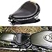 Moto Selle Bobber, Noir Siège solo de moto en cuir à ressort assis coussin de siège unique pour Bobber Sportster XL883 1200 48 quarante huit Softtail Dyna Street Glide Chopper
