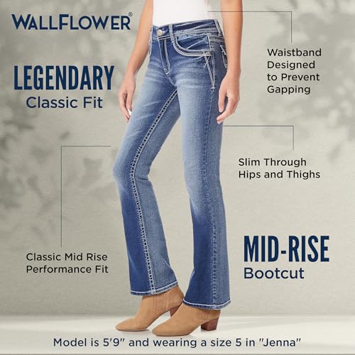 WallFlower Women's Legendary - Shaping Jeans for Apple Figures - Image 4
