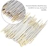 100Pcs Cross Stitch Needles,Metal Sewing Needles Embroidery Needles Stitching Needles Set with Storage Box(24)