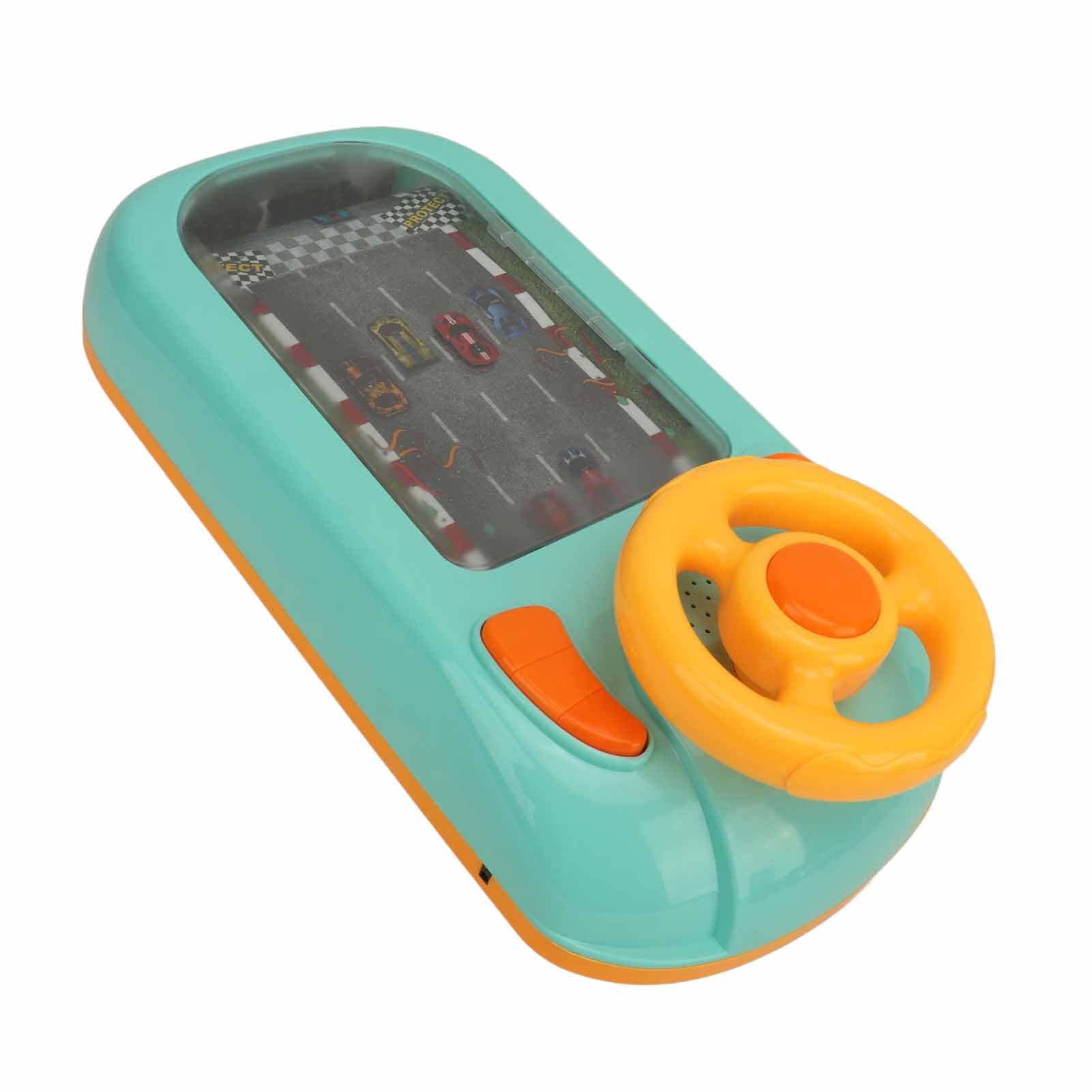 Volante de Carreras Musical, Juguete Educativo Interactivo con ABS Duradero para Niños y Niñas Mayores de 3 Años, Aventura de Aprendizaje en Juego