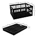 Utiao 34 Quart Collapsible Storage Bins, Folding Crate, Milk Crate, 3 Packs