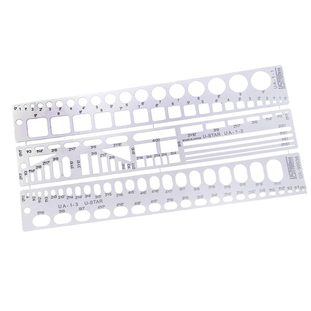 lahomia Durbale Craft Tool Scribing Panel Rivet Model Template Engrave Forming Block