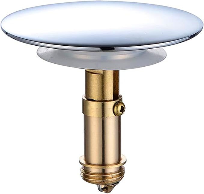 Bathroom Drain Stopper, 69mm Push PopUp Click Clack Plug Stopper