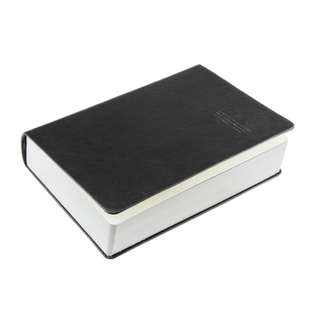 Clobeau Classic Vintage Retro Leather Cover Thick 640 Lined Pages Notebook A5 Daily Bible Study Memo Travel Journal Diary Drawing Book Sketchbook Scrapbook Life Records Notepad Jotter Work-book      Office Product