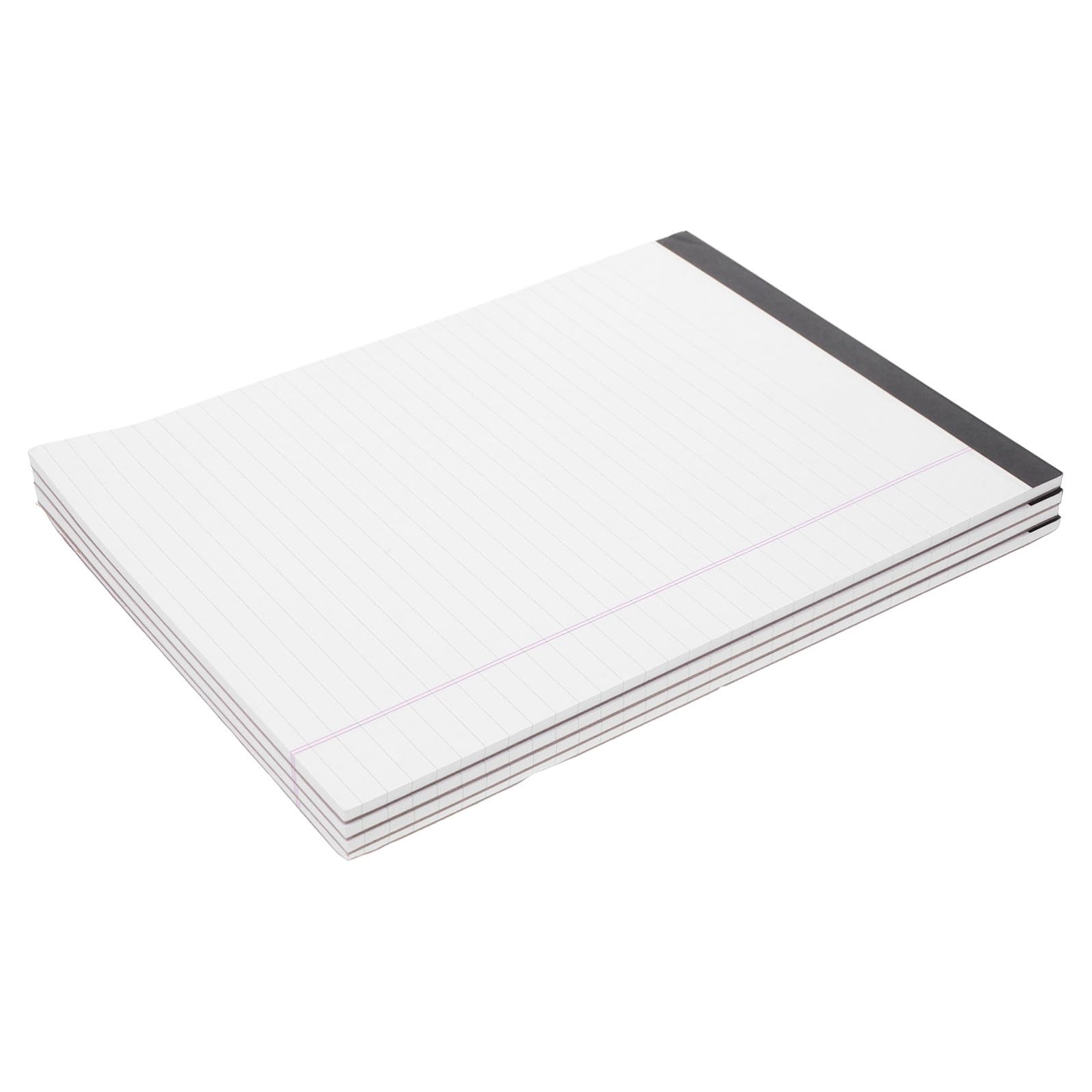 Block Notes Legale A4 a Righe Larghe 4 Pezzi Bianco