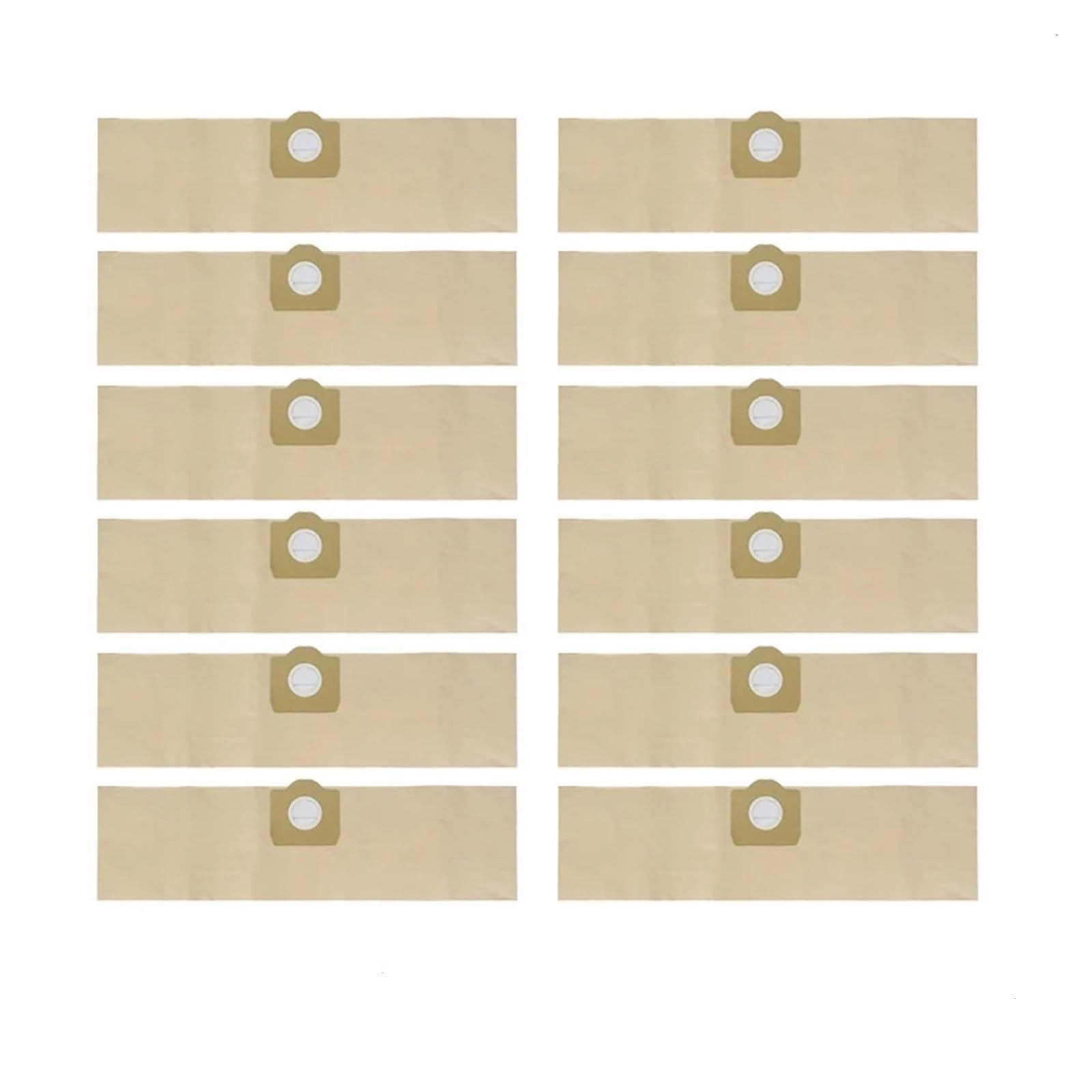 Sacs à poussière compatibles avec Karcher WD3/MV3/WV3/WV4/WD3200/SE4002/A2200, sacs en papier for aspirateur Robot, sacs à ordures(Color:12 PCS)