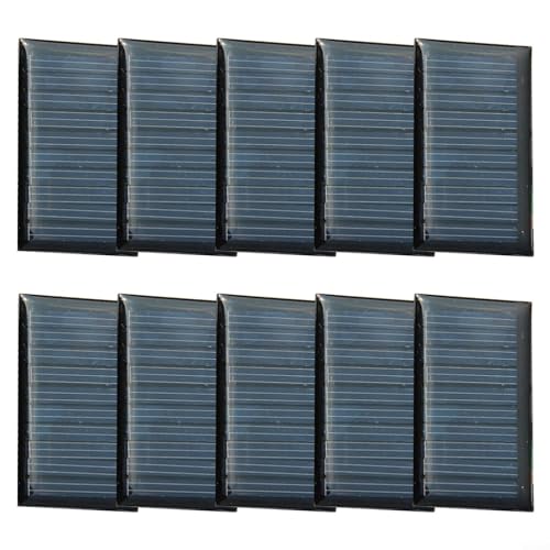 Contenuto della confezione: include 10 pannelli solari (35 x 30 mm, 5 V 30 mA).