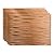 FASÄDE Waves Decorative Vinyl 18in x 24in Backsplash Panel in Polished Copper (5 Pack)