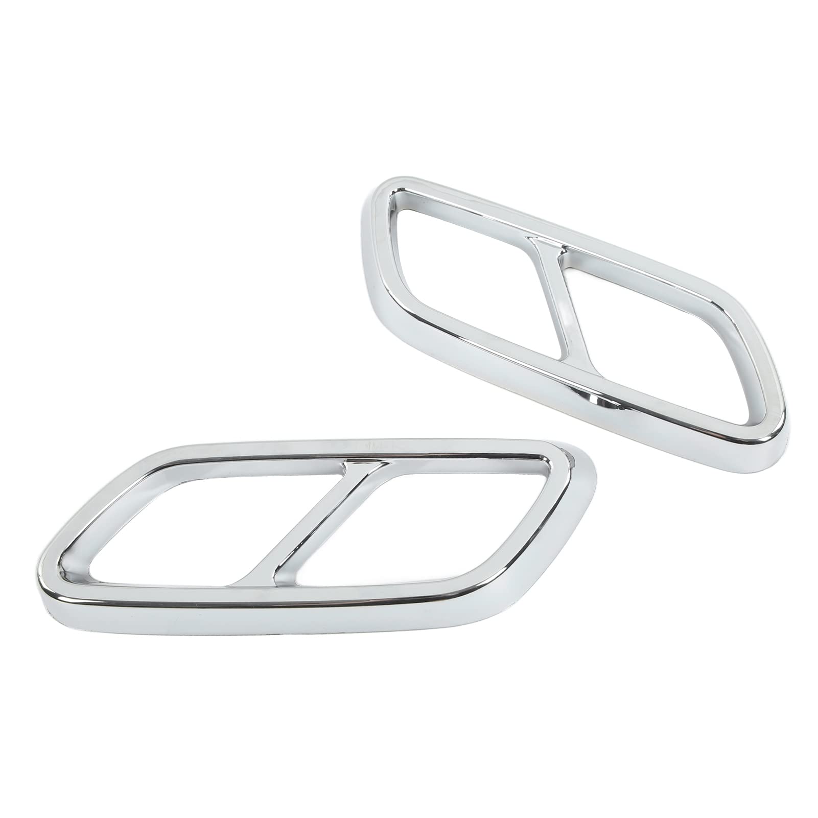 Garniture de Couvercle de Tuyau de Queue de Silencieux D'échappement Arrière pourClasse C W206 2021 Up (Électroargenture)