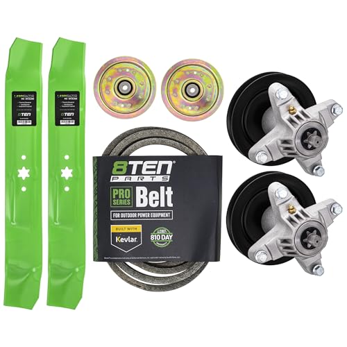 8TEN Deck Rebuild Kit for Cub Cadet Troy Bilt 42 inch RZT42 Zero Turn Blade Spindle Belt Idler