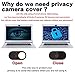 imluckies 6 Pack Webcam Cover Slide, 0.023 inch Ultra-Thin Metal Camera Cover for Laptop, MacBook Pro, MacBook Air, iPad Pro, iMac, Computer, PC, Privacy Covers