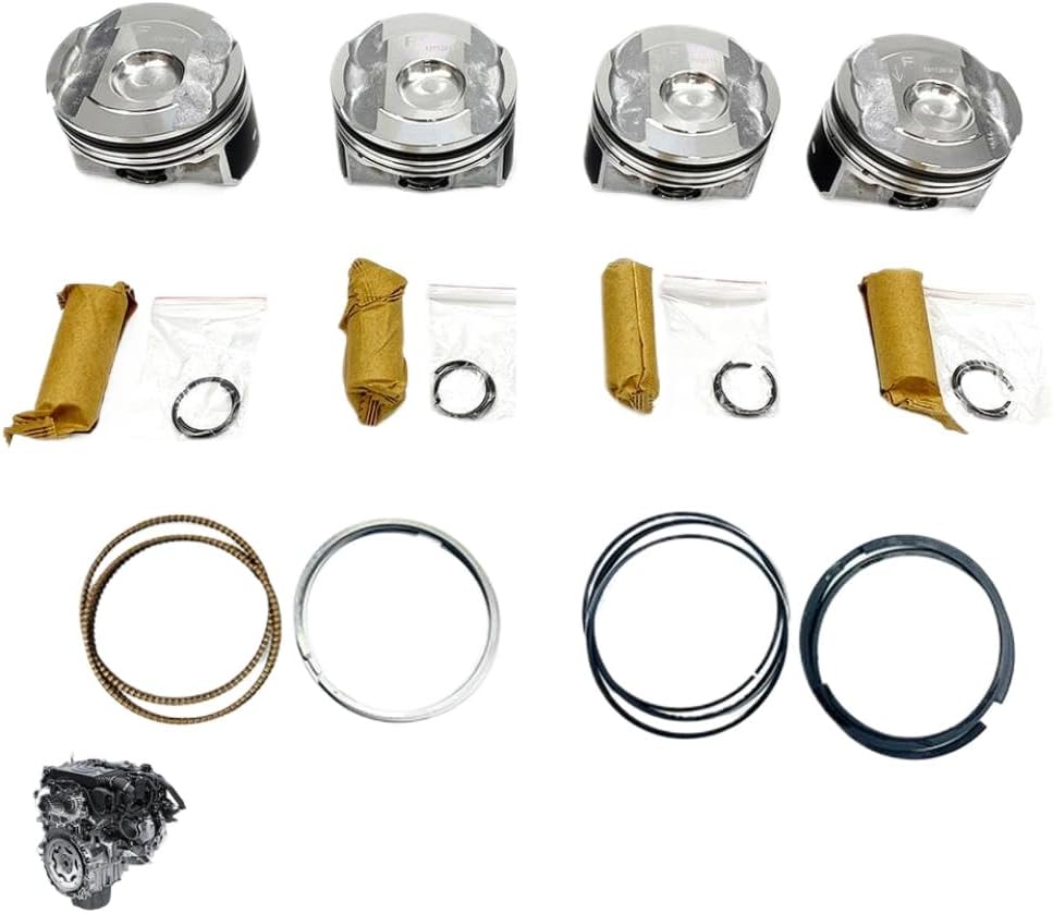 Engine Piston Ring Assembly Kit 12674681 Compatible With Envision 1.5 LFV Equinox 1.5T(Piston Set)