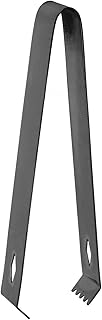 Barra De Hielo De Acero Inoxidable, Cubito De Hielo, Cubito De Azúcar, Clip Pequeño, Práctico Clip De Comida Engrosado De Cuatro Colores Para Bar O Hogar(Recubrimiento negro)