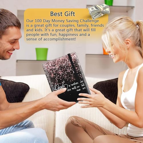 100 Envelopes Desafio de economia de dinheiro, fichário de orçamento para economizar dinheiro com en