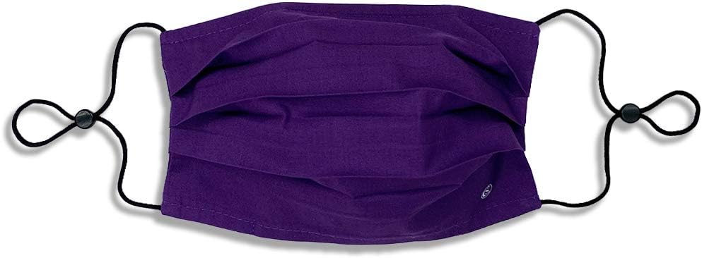 Con.Struct Face Mask, Face Mask 1-Pack Washable Unisex Cotton Cloth Face Mask (Eggplant)