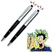 Forum Novelties Qingsun 2Pcs Prank Trick Toys Electric Shocking Pen with Battery Toys, Black