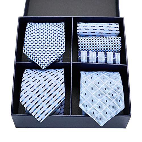 Set de corbatas y pañuelos de seda para boda