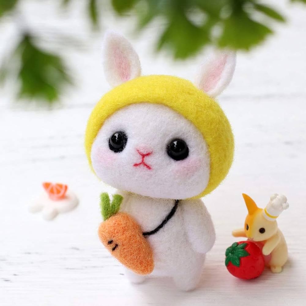 Amazon.co.jp: Amosfun 羊毛フェルトキット ぬいぐるみDIYキット