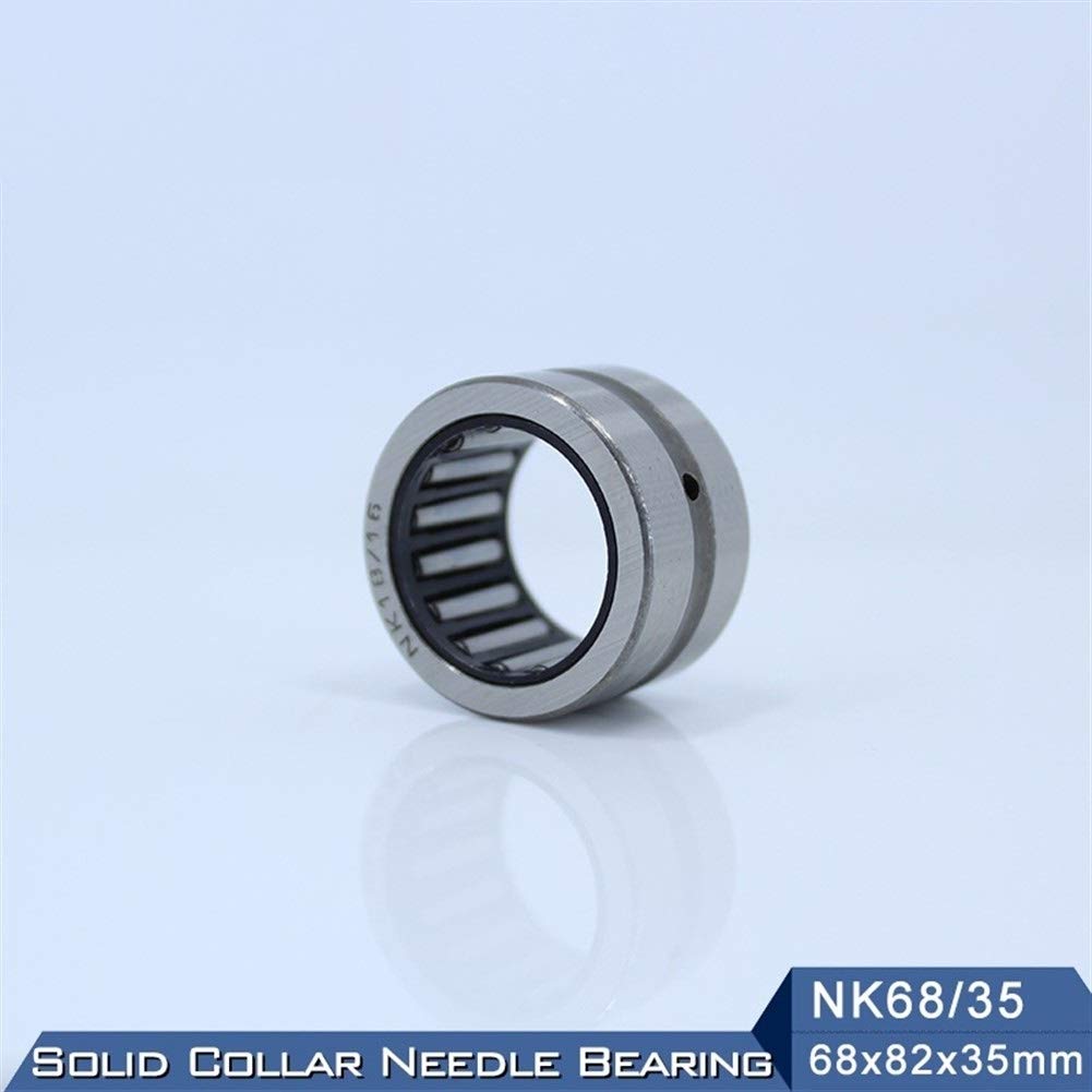 DOLUNTO NK68 / 35 Rodamiento de Agujas 68x82x35 mm (1 PC) Solid Collar rodamientos de Agujas sin Anillo Interior de Apoyo NK68 / 35 NK6835