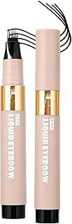Eyebrow Pen 6-Tip Long Wear Smudge-Proof Waterproof Brow Pencil | Eyebrow Liquid Pen for Ladies Wife Girlfriend Daily Wear Shopping Night Out Date Party Holiday Travel Home