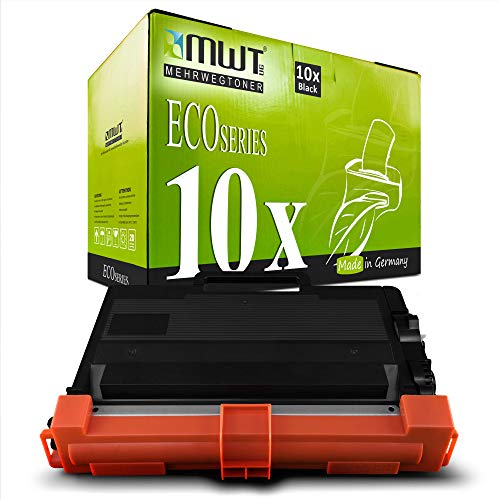 Toner compatible Brother TN3512 noir lot de 10 à haute capacité d'impression
