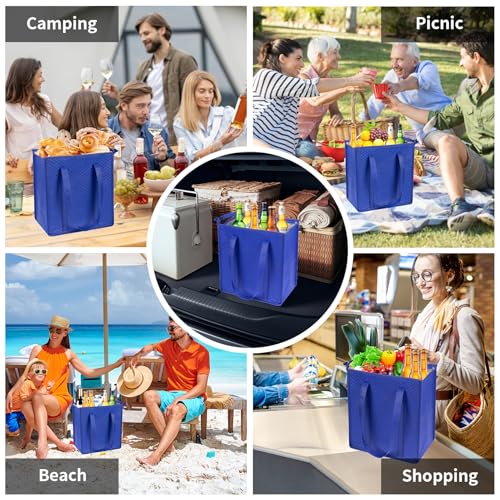 Reusable 10-Pack Foldable Thermal Bags