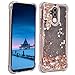Produktbild Huawei Mate 20 Lite Glitzer Hülle, ToMoYi Handy Hülle Luxus Niedlich Flüssig Treibsand Quicksand Transparent Silikon Weich TPU Bumper mit Anti-Drop Schutzhülle Liquid Case für Huawei Mate 20 Lite