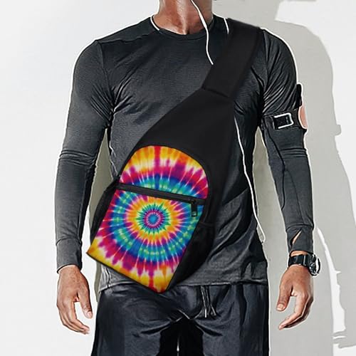Morrales Sling Tie Dye para senderismo y uso casual miniatura 7