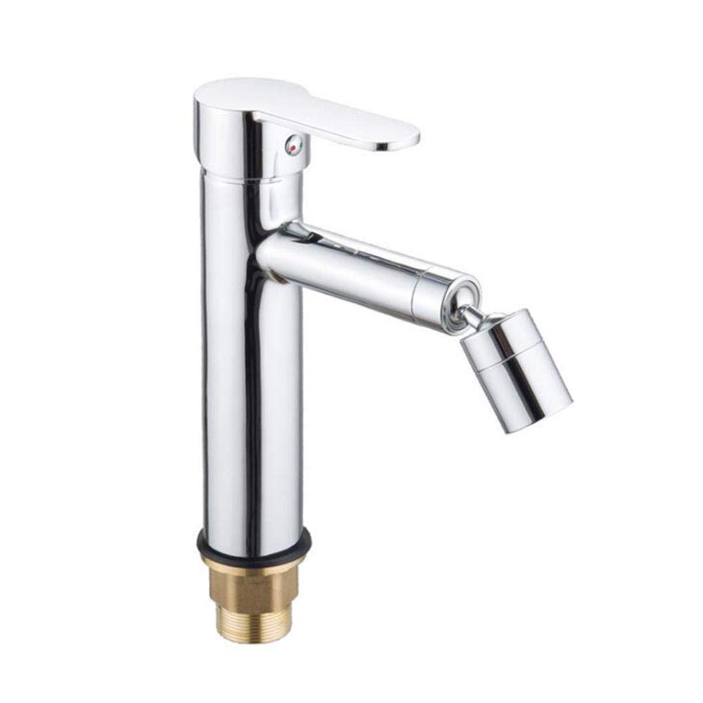 Mitigeur monotrou en laiton massif AquaPulse pour évier de salle de bain design