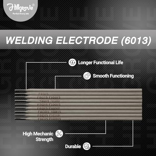 Image of Hillgrove HGACC39M1 6013 (3.15 MM) 30Pcs High Titanium Potassium Coating ARC Welding Electrode Rod