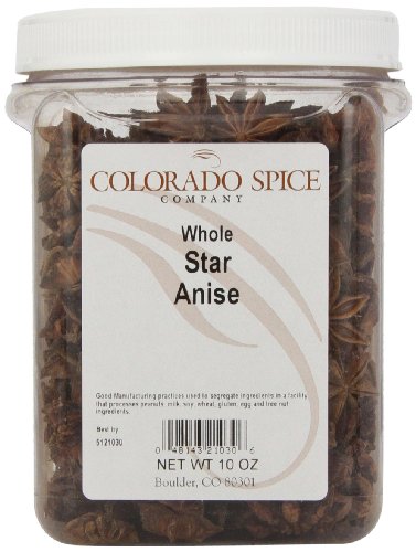 Colorado Spice Anise, Star Whole, 10-Ounce Jars (Pack of 2)