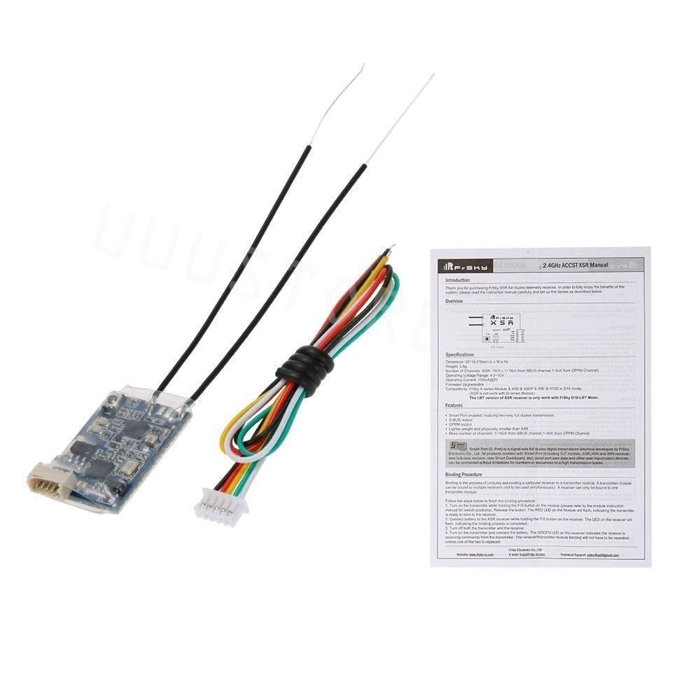 Dla odbiornika FrSky XSR 2.4GHz 16CH ACCST z S-Bus &CPPM w szczególności dla Mini Multicoptera Sundrone dla FrSky XSR