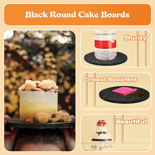 Save $5 on 10-inch Black Cake Boards (4-Pack) with Clip Coupon