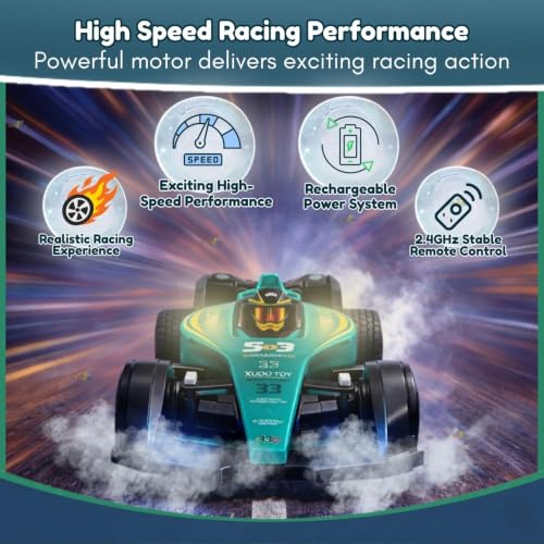Image of Toy Imagine 2.4GHz RC F1 Racing Car for Kids, Green