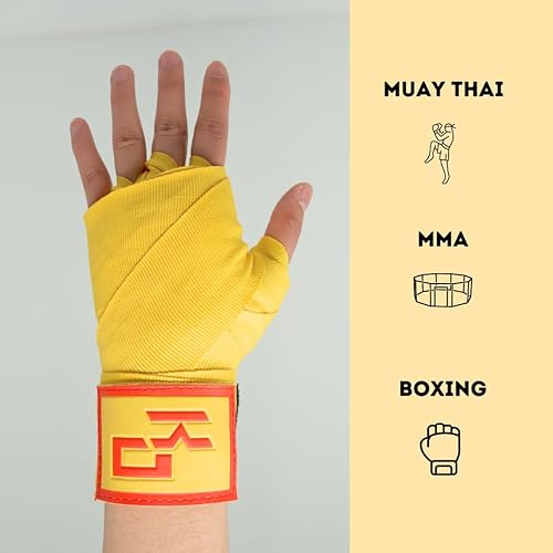 Miniatura 3 de Boxing Glove Hand Wraps - Boxing Wraps for Men & Women - Boxing Hand Wraps for Men & Women - Boxing Wrist Wraps - Muay Thai Hand Wraps - Kickboxing