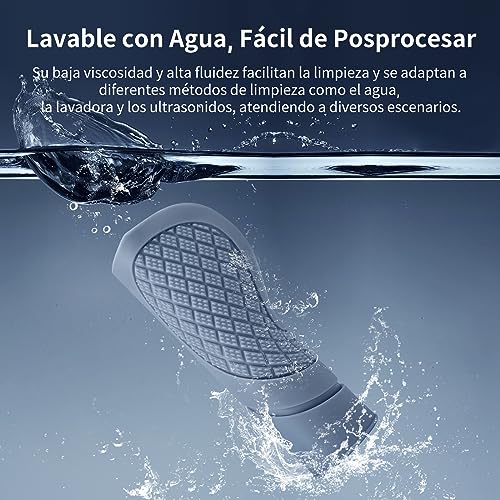 Resina para Impresoras 3D: ABS-Like V2, Lavable, Durable y Precisa (Gris, 1 kg) - Fernando Cortés Resina para Impresoras 3D: ABS-Like V2, Lavable, Durable y Precisa (Gris, 1 kg) - Fernando Cortés
