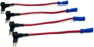 Fuse Tap, 4 Pcs Micro 2 ATM Fuse Tap Add on Dual Circuit Adapter Auto Car Holder Compatible Universal 12V-24V Cars Car Add-a-Circuit Fuse TAP Adapter Mini ATM APM Blade Fuse Holder