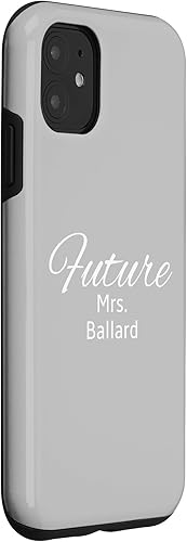 Vista 9 de iPhone 12/12 Pro Mrs. BALLARD personalized engagment announcment Case
