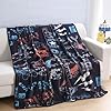 SDY Gaming Blanket for Boys,Gamer Throw Blanket 60"x50",Warm Kid Blanket for Couch Bedroom Decor, for Girls Boys Kids Man and Woman #4