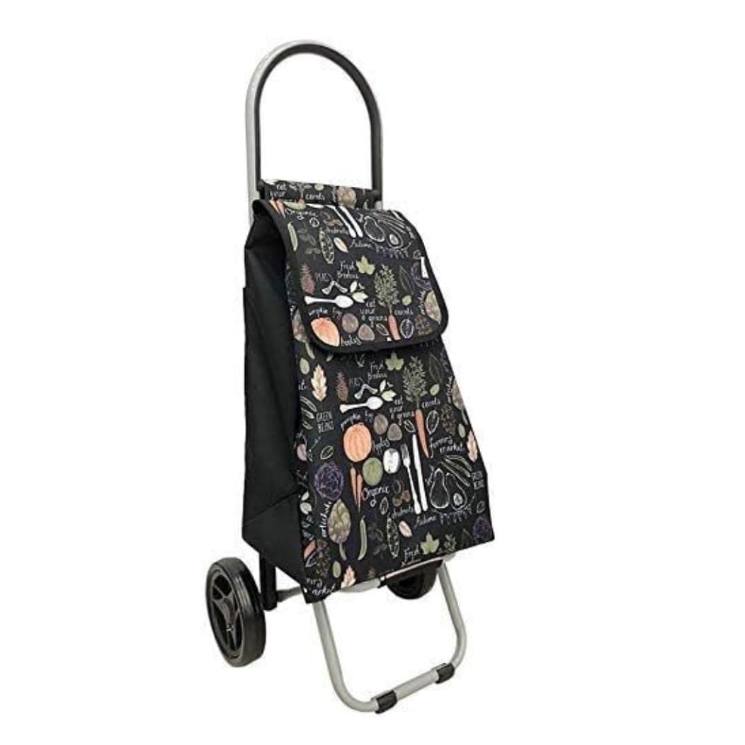 Folding Trolley Cart Trolley Cart Shopping Stainless Steel Folding Large Capacity Bag Station Wagon Grocery