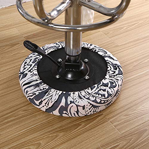 Anwuchen Stool Covers Round,4 Pack Stretch Round Bar Stool Covers Elastic Bar Stool Seat Covers Round Stool Cushion Slipcover Bar Chair Cover With Elastic Band For 13-18 Inch Round Barstools(Gray) #TOP2