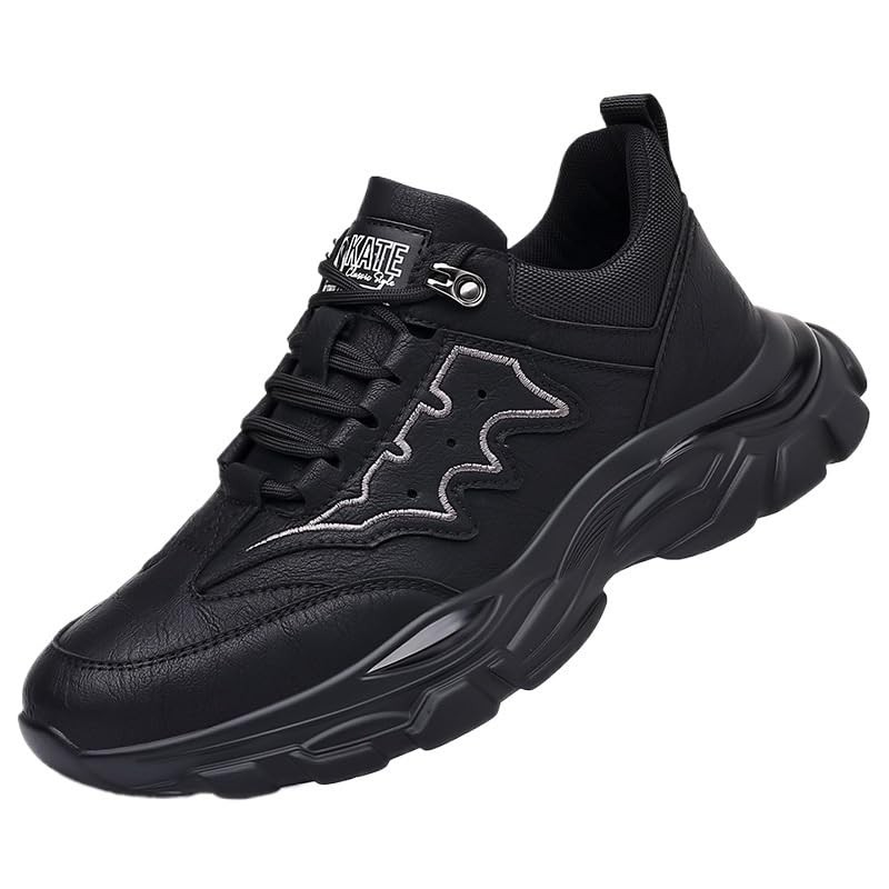 Transitional Men's Business-Casual Wingtip Sneakers with Leather Uppers and Responsive EVA Foam Midsole for City Exploration