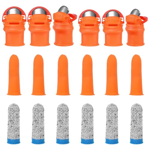 Set de Cuchillas para Jardín con Separador de Dedos de Silicona miniatura 1