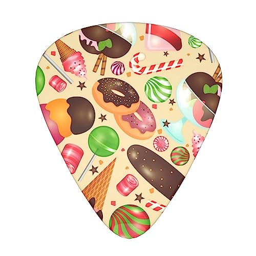 Sweets and Sweets Lot de 12 médiators tendance durables pour guitare électrique et basse dans une boîte pour ukulélé - Les Beatles, Paul McCartney, John Lennon, RIngo Starr, George Harrison Sweets and Sweets Lot de 12 médiators tendance durables pour guitare électrique et basse dans une boîte pour ukulélé