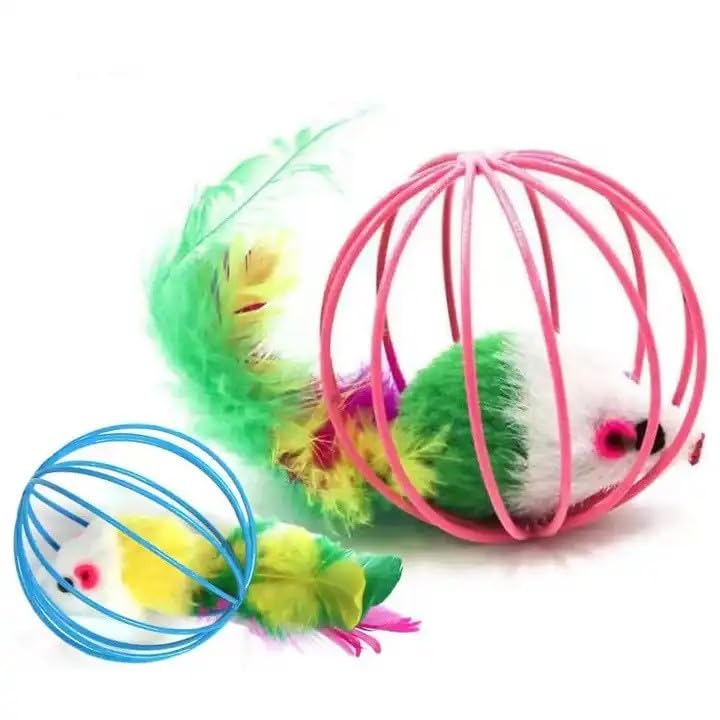 EZ LIVING 2pcs Random Color cat Toy for Mouse cat Ball cat Ball Toy for Kidding Purpose Irresistibly Cute and Fun Cat Balls Toy Designs for Endless Entertainment Interactive Mouse Ball Toys (B0CSPDBQTC) Amazon Price History, Amazon Price Tracker