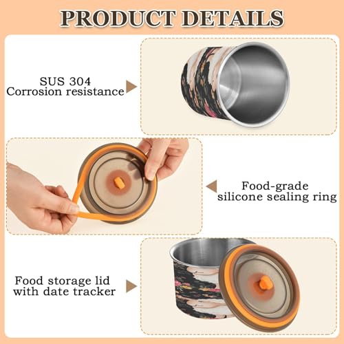 Contenedor hermético para café acero inox 17oz miniatura 5