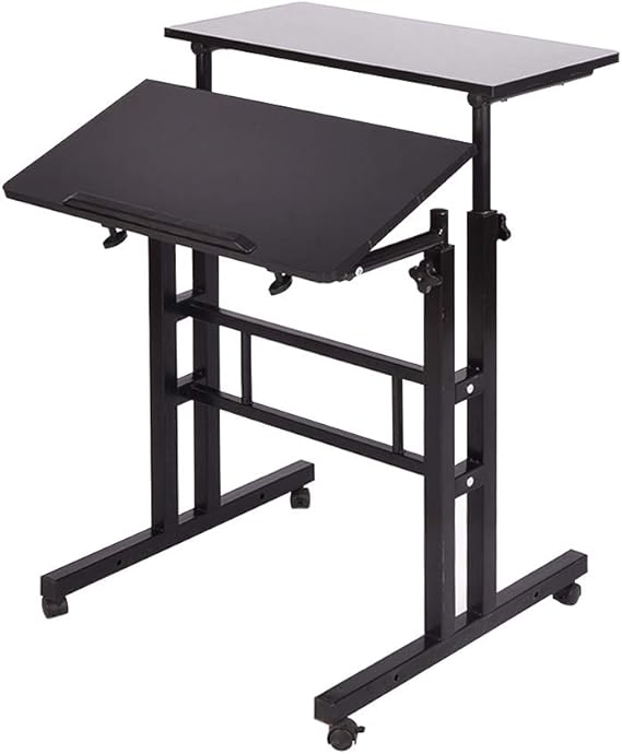 SogesHome 23.6 inches Adjustable Laptop Desk Standing Desk Portable Computer Desk Stand Desk