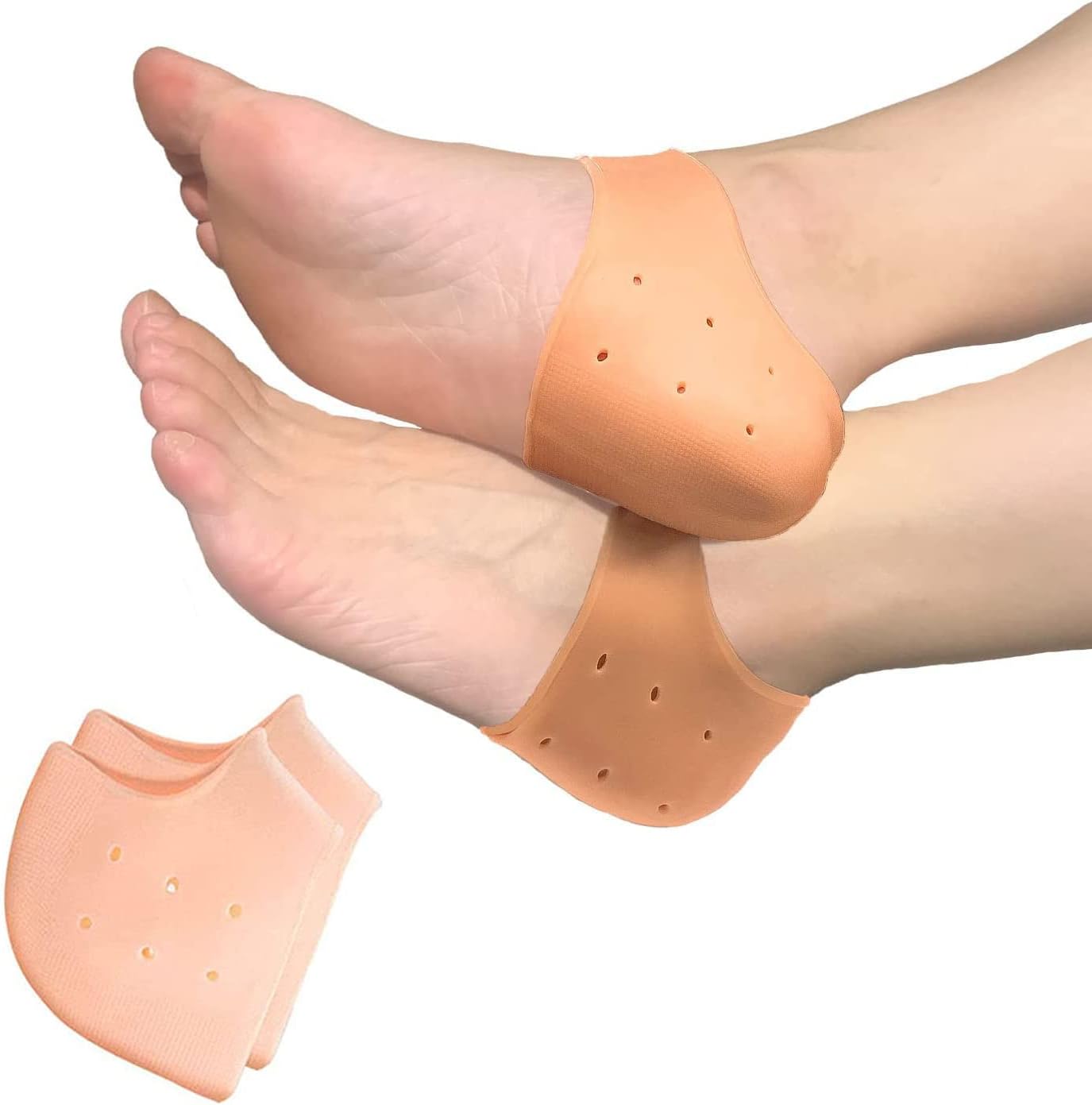 Silicone Heel Protectors for Shoes 2 Pcs Gel Heel Protectors, Silicone